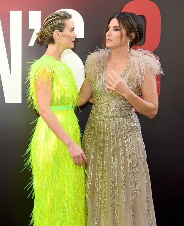 Sandra Bullock In Elie Saab Haute Couture - 'Ocean's 8' World Premiere -  Red Carpet Fashion Awards