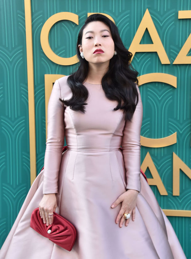 Awkwafina In Reem Acra - 'Crazy Rich Asians' LA Premiere - Red Carpet  Fashion Awards