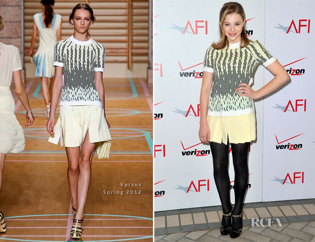Chloe Moretz In Versus – 2012 AFI Awards