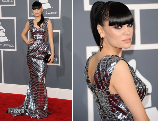 Jessie J In Julien Macdonald - 2012 Grammy Awards - Red Carpet Fashion ...