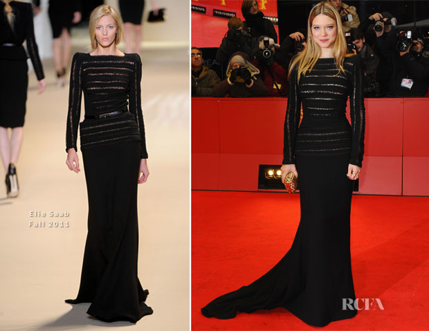 Lea Seydoux In Elie Saab - ‘L’Enfant d’En Haut’ Berlinale Film Festival Premiere