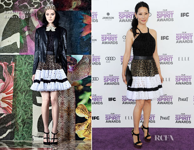 Lucy Liu In Roberto Cavalli - – 2012 Independent Spirit Awards