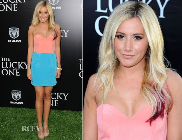 Ashley Tisdale In Naven - ‘The Lucky One’ LA Premiere