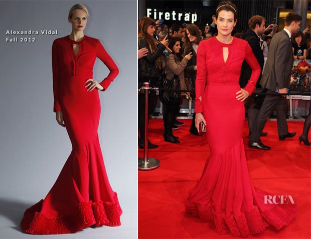 Cobie Smulders In Alexandra Vidal - The Avengers’ London Premiere