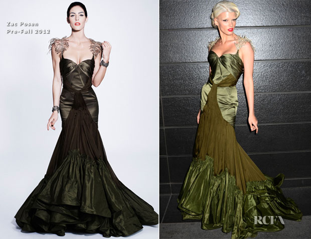Crystal Renn In Zac Posen - 9th Annual Spring Dinner Dance New Year’s In April A Fool’s Fete