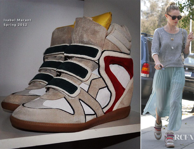 Kate Isabel Marant Wedge Sneakers Carpet Fashion