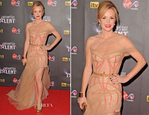 Amanda Holden In J'Aton Couture - Britain’s Got Talent Pre-Final Party