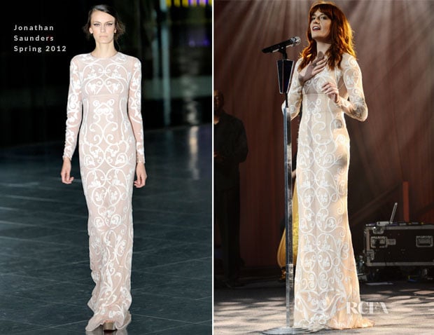 Florence Welch In Jonathan Saunders - A&E Networks 2012 Upfront