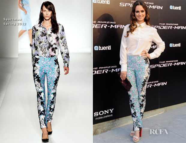 Alicia Sanz In Sportmax - ‘The Amazing Spider-Man’ Madrid Premiere