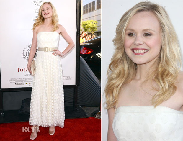 Alison Pill In Kevan Hall - ‘To Rome With Love’ Los Angeles Film Festival Premiere
