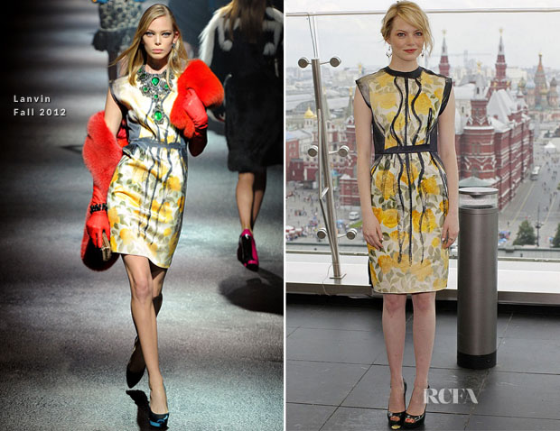 Emma Stone In Lanvin - ‘The Amazing Spider-Man’ Moscow Photocall