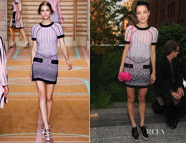 Jessica Stam In Versus - Coach’s Summer Party on the High Line