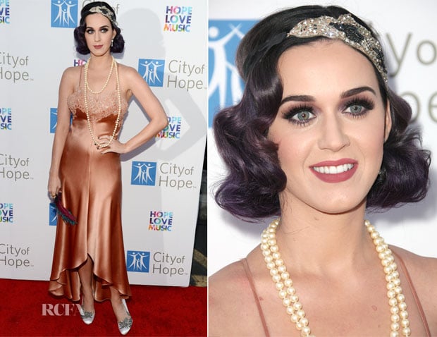 Katy Perry In Vintage Nolan Miller – City of Hope's Music And Entertainment Industry Group Honors Bob Pittman