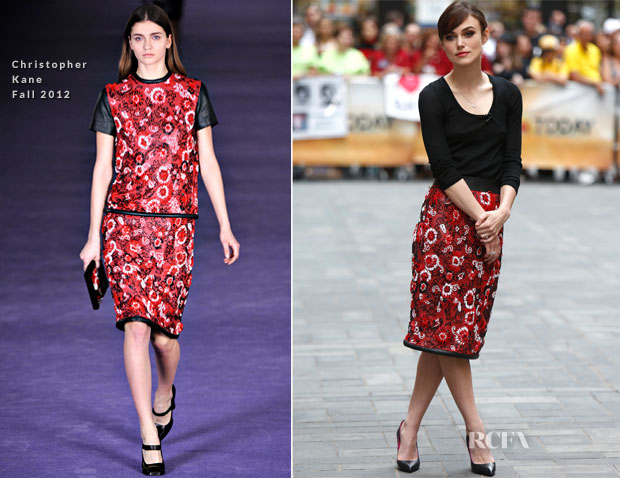 Keira Knightley In Christopher Kane – The Today Show