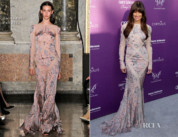 Lea Michele In Emilio Pucci - 11th Annual Chrysalis Butterfly Ball