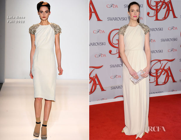 Mandy Moore In Lela Rose – 2012 CFDA Fashion Awards