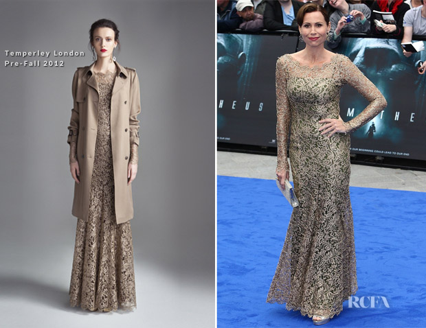 Minnie Driver In Temperley London - ‘Prometheus’ London Premiere