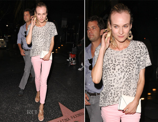 Diane Kruger In Current Elliott - Out In LA