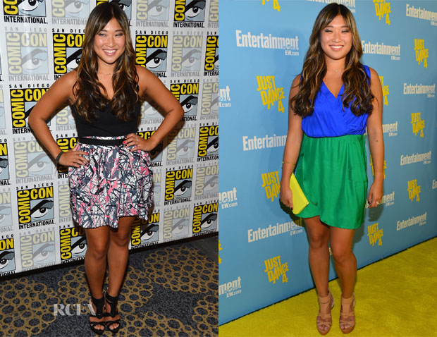 Jenna Ushkowitz In Milly & Blaque Label - Comic-Con 2012