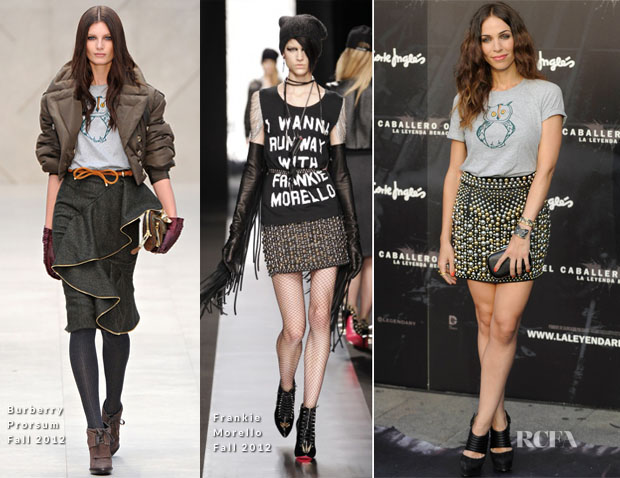 Nerea Garmendia In Burberry Prorsum & Frankie Morello - ‘The Dark Knight Rises’ Madrid Premiere