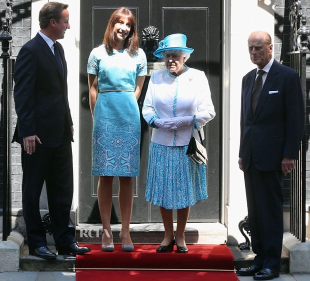 The Prime Minister David Cameron Hosts A Reception For Queen Elizabeth II, The Duke Of Edinburgh and Past Prime Ministers