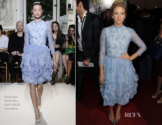 Brittany Snow In Georges Hobeika Couture - ‘Pitch Perfect’ LA Premiere