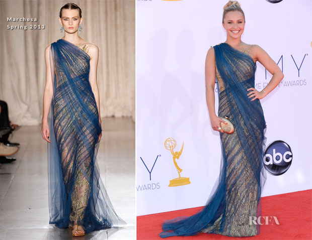 Hayden Panettiere In Marchesa - 2012 Emmy Awards - Red Fashion AwardsHayden Marchesa - 2012 Emmy Awards - Red Carpet Fashion Awards