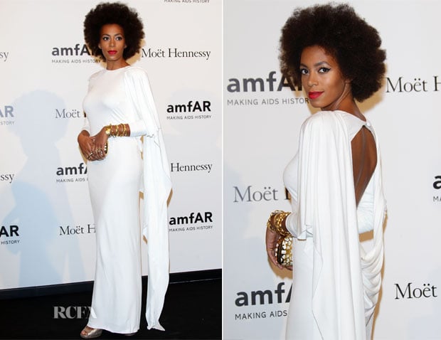 Solange Knowles In Rubin Singer - amfAR Benefit Gala 2012