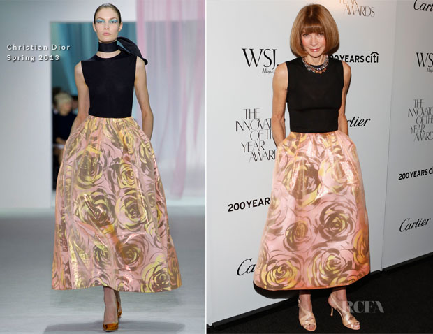 Anna Wintour In Christian Dior - WSJ Magazine’s ‘Innovator of the Year’ Awards