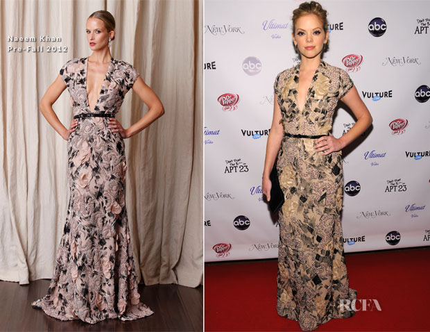 Dreama Walker In Naeem Khan - ‘Don't Trust the B---- in Apt