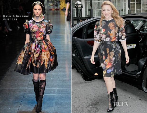 Kylie Minogue In Dolce & Gabbana (yes AGAIN) - Out In London