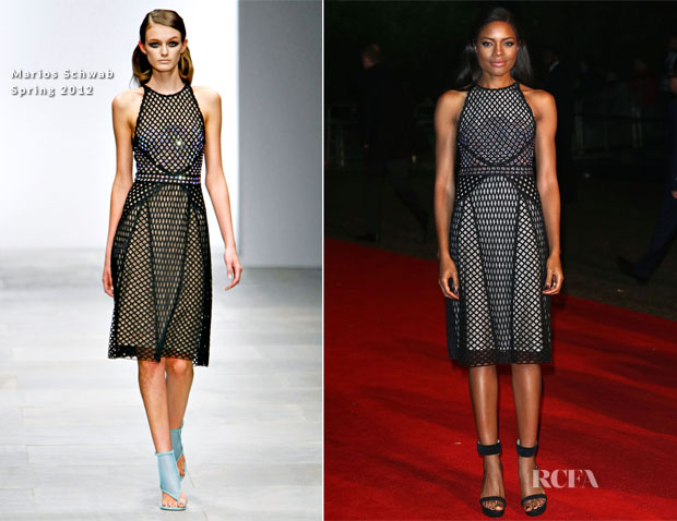 Naomie Harris In Marios Schwab - 'Skyfall’ Royal Premiere After-Party