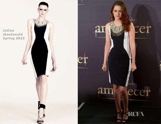 Kristen Stewart In Julien Macdonald - ‘The Twilight Saga Breaking Dawn – Part 2’ London Premiere