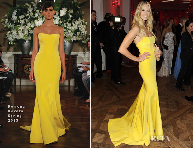 Elle Macpherson In Romona Keveza - Mon Cheri Barbara Tag 2012