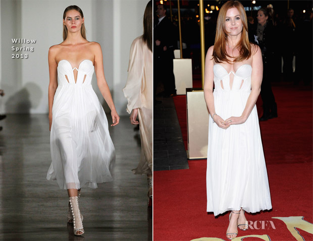 Isla Fisher In Willow - ‘Les Miserables’ London Premiere