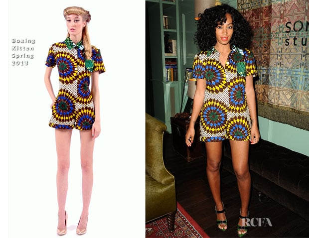 Solange Knowles In Boxing Kitten - Listening Party For Solange Knowles New Album 'True'