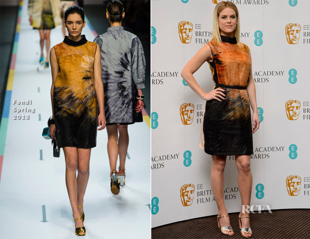 Alice Eve In Fendi - EE British Academy Film Awards Nominations Announcement