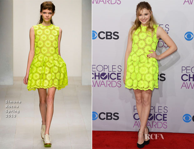 Chloe Moretz In Simone Rocha - 2013 People’s Choice Awards