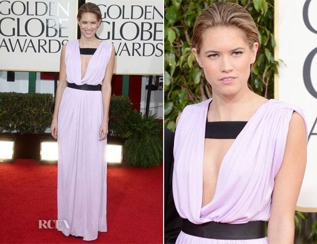 Cody Horn In Vionnet - 2013 Golden Globe Awards