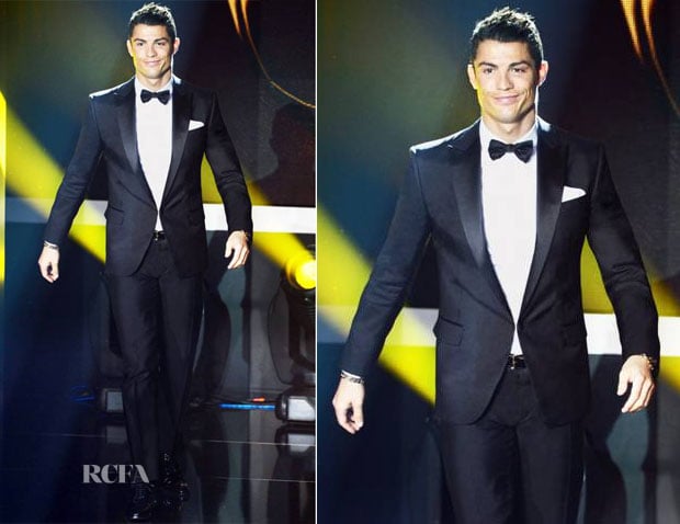Cristiano Ronaldo In Dsquared² - FIFA Ballon d'Or Gala 2012