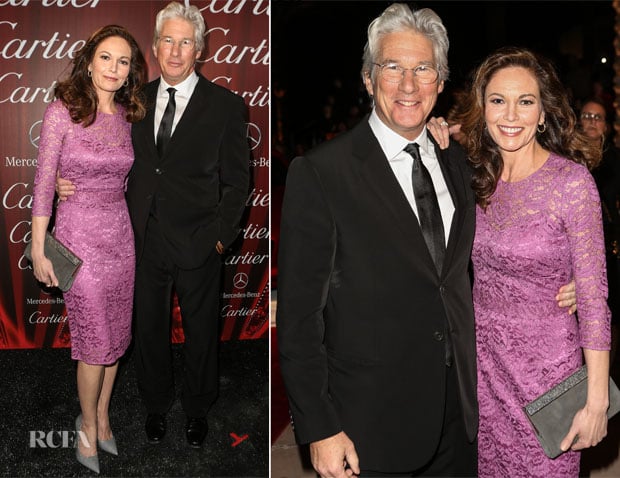 Diane Lane In Dolce & Gabbana and Richard Gere In Giorgio Armani - 2013 Palm Springs International Film Festival Awards Gala