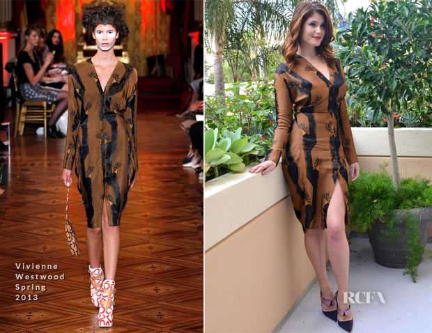 Gemma Arterton In Vivienne Westwood - ‘Hansel and Gretel Witch Hunters’ LA Press Conference