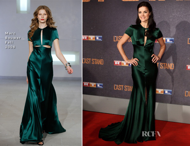 Jaimie Alexander In Marc Bouwer - 'The Last Stand' Cologne Premiere