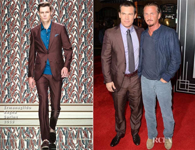 Josh Brolin In Ermenegildo Zegna - ‘Gangster Squad’ LA Premiere