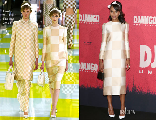 Kerry Washington In Louis Vuitton - ‘Django Unchained’ Berlin Photocall