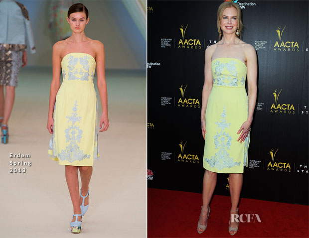 Nicole Kidman In Erdem - 2nd Annual AACTA Awards