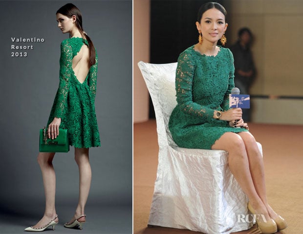 Zhang Ziyi In Valentino - ‘The Grandmasters’ Beijing Press Conference