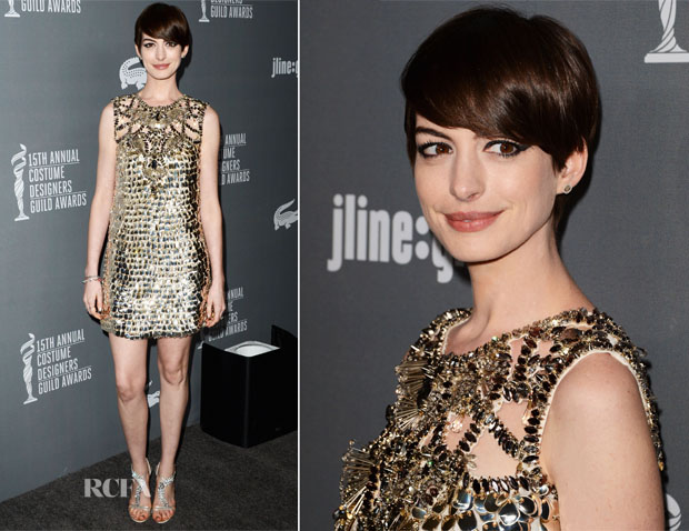 Anne Hathaway In Gucci - 15th Annual Costume Designers Guild Awards