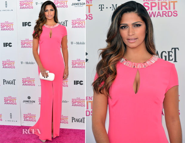 Camila Alves In Escada - 2013 Independent Spirit Awards