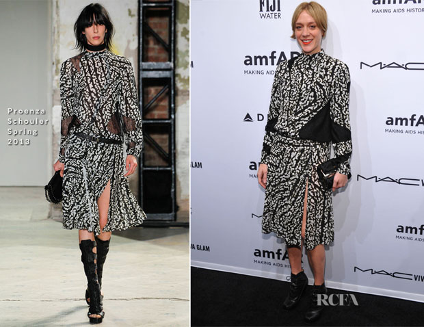 Chloe Sevigny In Proenza Schouler - amfAR New York Gala To Kick Off Fall 2013 Fashion Week